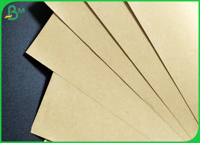 Good Stiffness 70gsm Virgin Bamboo Kraft Paper Roll Durable For Envelope