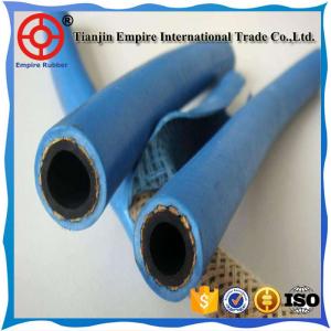 Best Blue 15 mm  oxygen and acetylene delivery Twin Line Welding fiber woven flexible rubber Hose wholesale