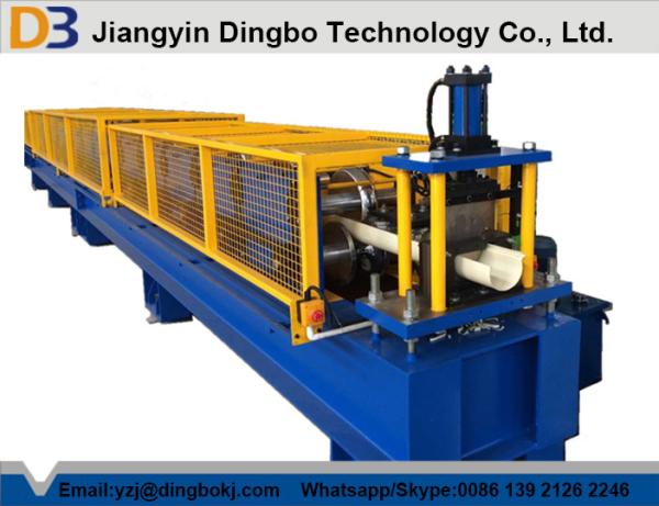 Cheap Plc Controlled Gutter Roll Forming Machine , Wall Panel Roll Forming Machine for sale