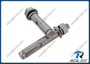 China 316 / A4 Stainless Steel Hex Nut Expansion Concrete Sleeve Anchors on sale