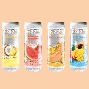 China Low Fat Coconut Flavor Yellow Can Soda Carbonated Beverage Low Fat Drink In Can Soda Drink on sale