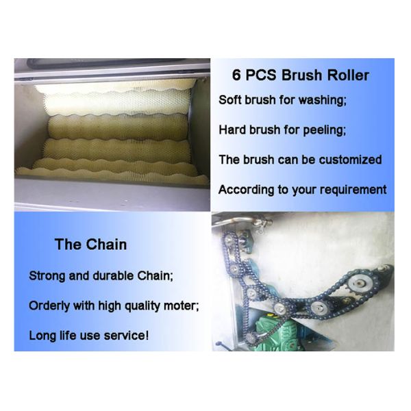 Energy Saving Fruit And Vegetable Peeler Machine For Food Industry