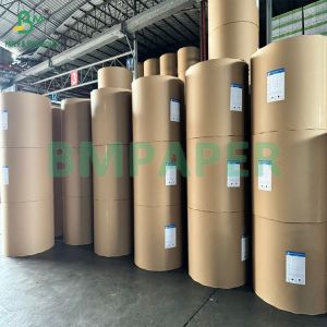 Best 35gsm Food Grade White One Side Glossy MG Kraft Paper For Food Packing wholesale