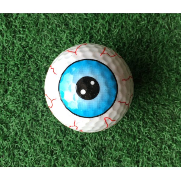 logo golf ball with eye