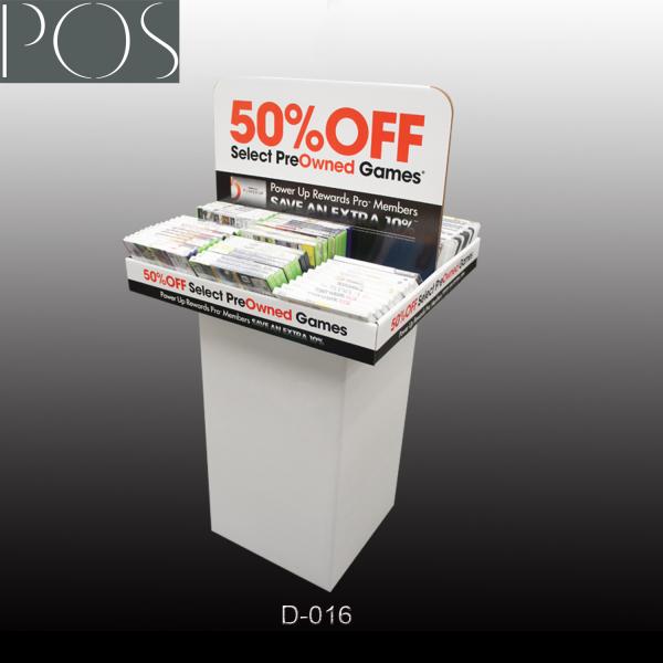 Cheap dumpbin unit display stand small pallet display for sale