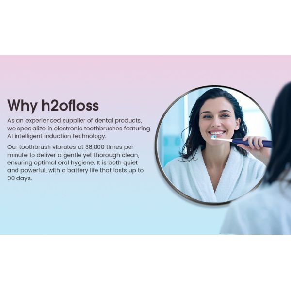 Professional Oral Health Electric Toothbrush DuPont Soft Bristled Brush Smart Vibrator Sonic Electric Toothbrush