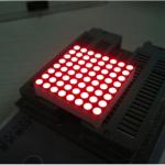 Yellow 3mm 8x8 Dot Matrix Led Display With White Dots Black Surface