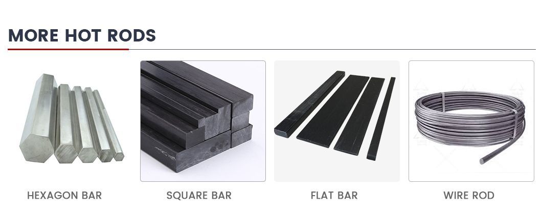 S275jr A36 50 mm Hot Rolled Square Carbon Steel Bar 40X40 50X50 Solid Iron Square Rod High Alloy Carbon Steel Bar Rod