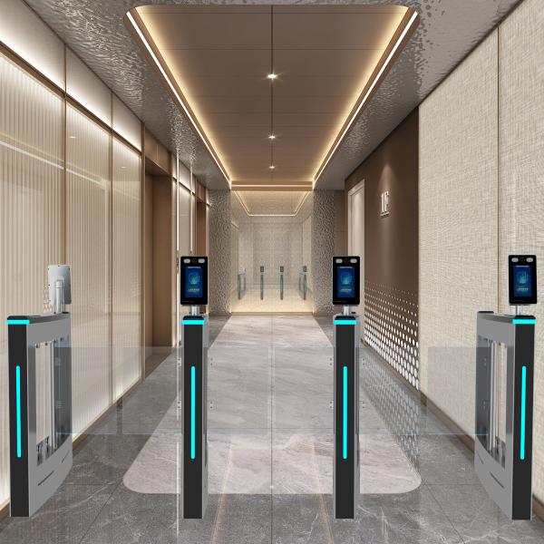 Cheap RS485 TCP/IP Communication Automatic Swing Gate Biometric Access Control System for Hotels for sale