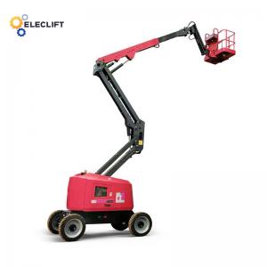 China 30m Telescopic Boom Lift 4WD Narrow Electric Articulating Boom Lift on sale