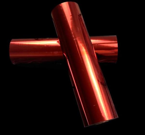 Cheap Matt red color metallized bopp lamination film two sides corona treatment for sale