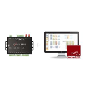 Best Ethernet GPS Modbus PLC Protocol Gateway with 12 Relay Input and Output and Antenna wholesale