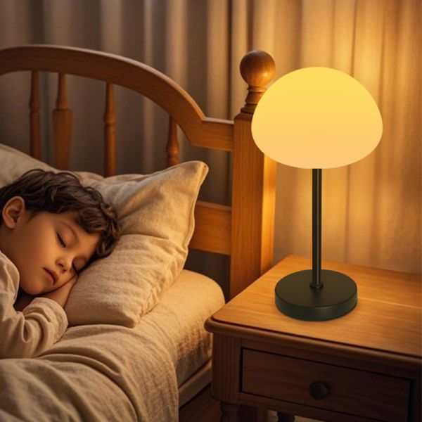 Rechargeable LED Mushroom Table Lamp for Restaurant & Ambient Lighting
