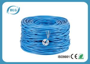 23AWG CU Internet Ethernet Lan Cable Unshield Cat6 4P 8 Cores Pair For TV / Switch Box