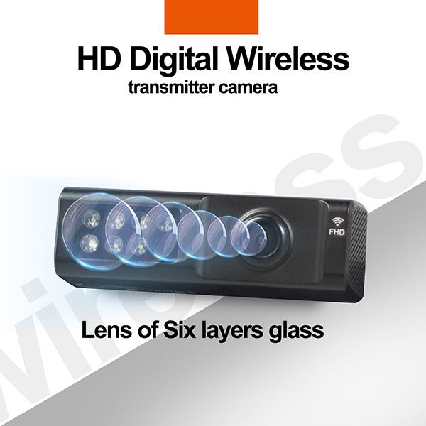Waterproof IP69K Dash Cam And Reversing Camera AHD Wireless Receiver