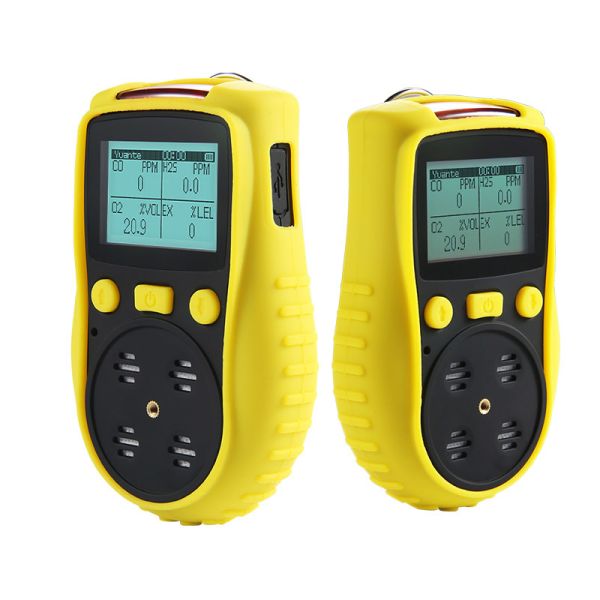 Portable HCL Gas Detector with 0-100PPM Range, Electrochemical Sensor, and IP65 Protection for Toxic Gas Monitoring