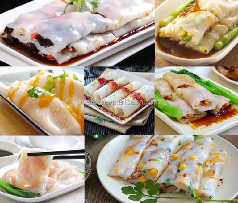 Hot Sell Rice Noodle Rolls Making Machine Steamed Vermicelli Roll Machine Rice Roll Steamer