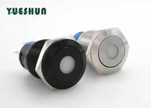 China 110V 220V 19mm Push Button Switch , Waterproof Push Button On Off Switch on sale