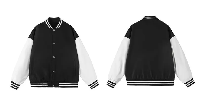 Baseball jacket men's spring and autumn loose top casual coat customized wholesale printed pattern logo