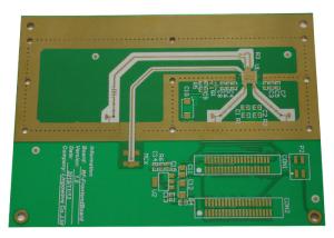 China Printed Prototype Circuit Boards 2 Layer PCB Rogers Radio Frequency on sale