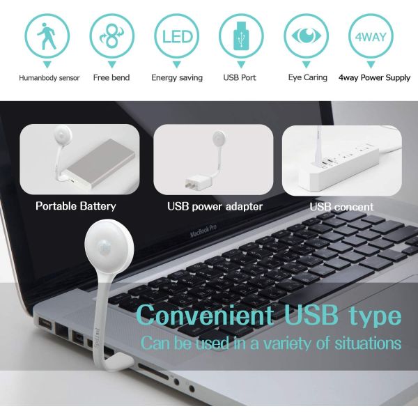 USB sensor night light
