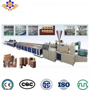 China 320Kg/H WPC Pvc Window Profile Extrusion Line/Wpc Upvc Door Frame Making Machine on sale