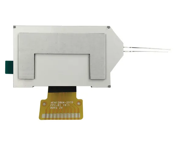 SPI LCD Module side view displaying technical specifications