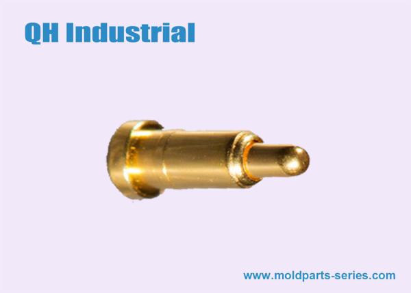 Cheap Gold Plated for 1A 2A 3A 4A 5A Current Rate Through Hole Mounted 1mm 2mm 4mm 7mm 12mm Spring Loaded Connector Pogo Pin for sale