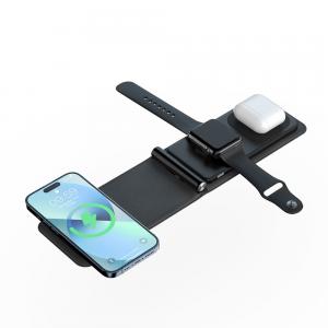 China Fast Charging Folding Wireless Charger For IPhone Airpods AppleWatch Fast Charger on sale