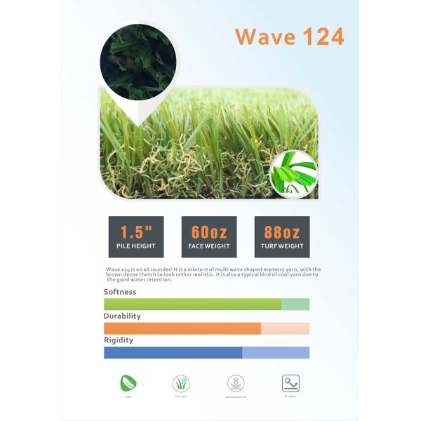 Environment Friendly Landscaping Artificial Grass For Backyard
