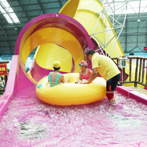 Cheap Children waterslide above ground pool water slide for family interactive water play for sale