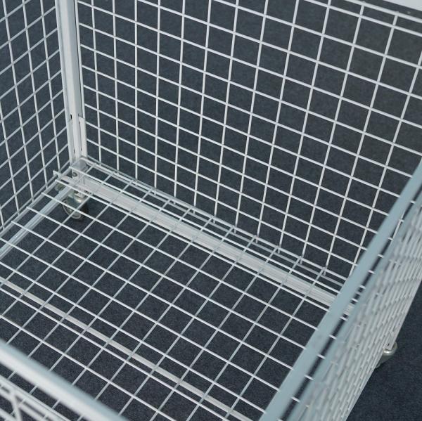 Cheap Steel Rolling Retail Display Baskets Square Wire Bump Basket BSCI Certification for sale