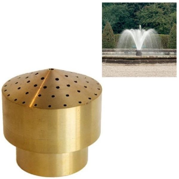 2" Fully Brass 4 Tiers Blossom Pond Sprinkler Head