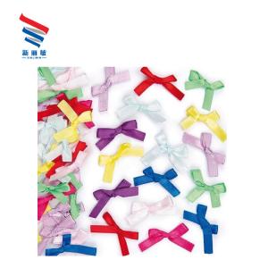 Best 100% Polyester Pre Made Mini Satin Ribbon Bow for Lingerie Customizable and OEM Welcome wholesale