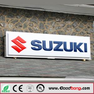Best acrylic vacuum forming 3d lighting waterproof led outdoor light box sign letters wholesale