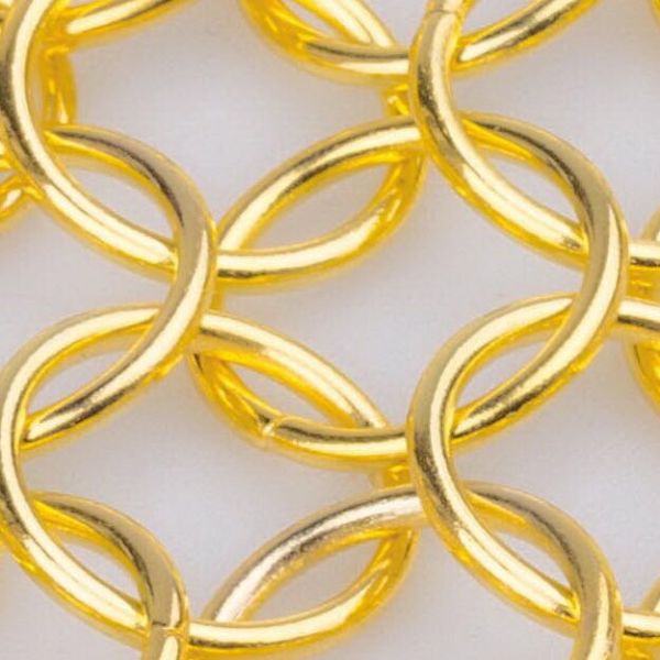Gold Color Metal Ring Chain Mesh（LT-2-20B ）