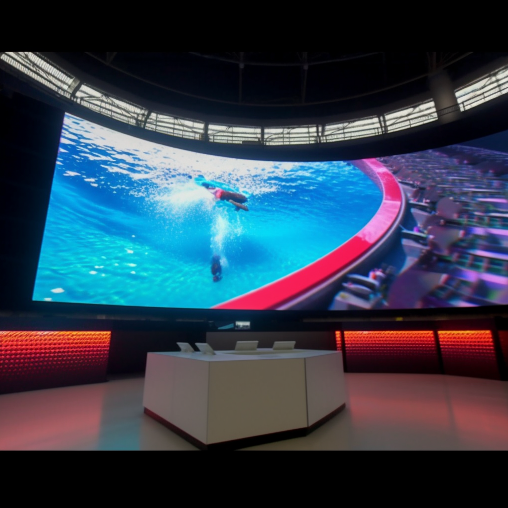 Seamless Indoor / Outdoor Flexible LED Display Screen 5500nit-8500nit