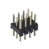 Buy cheap 3x4 12 Pin Header Connector Three Row Black 180 Degree DIP Type For PCB from wholesalers