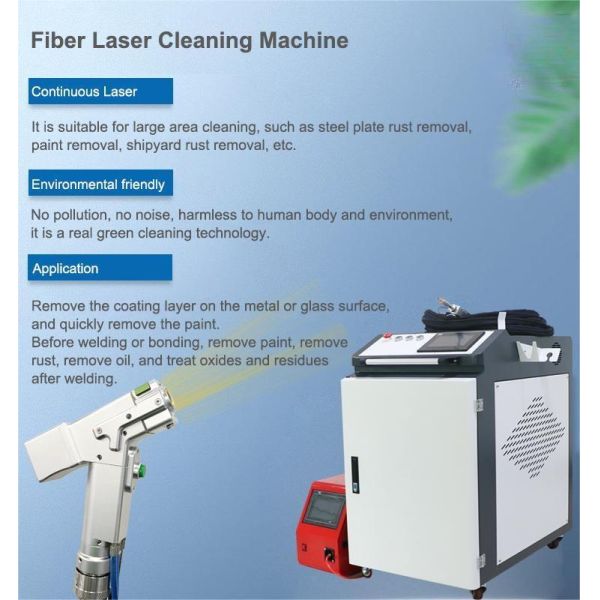 CNC Raycus Laser Cleaning Machine Rust Removal 1000W 2000W 3000W