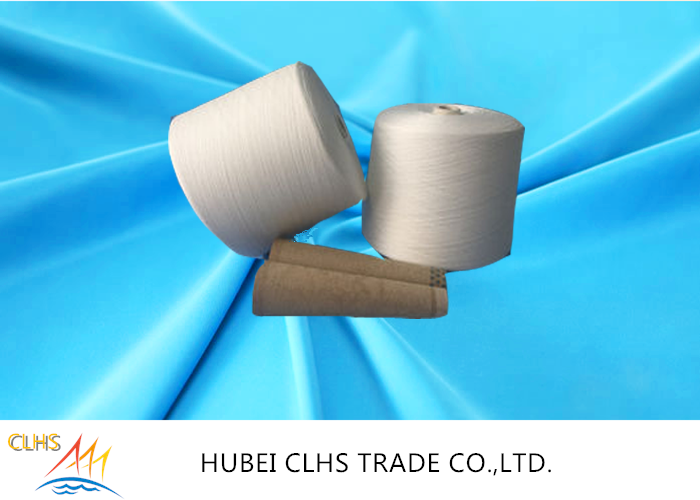 Semi Dull 100 Percent Polyester Knitting Yarn 20 / 2 20 / 3 High Strength Good Fastness