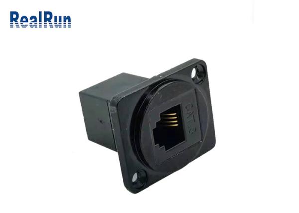 Cheap 6P4C Straight Through RJ11 Modular Connector CAT3 Socket Female for sale