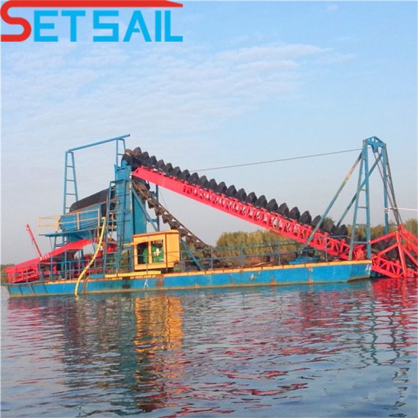 Chain Bucket River Mining Dredger for Mining Project