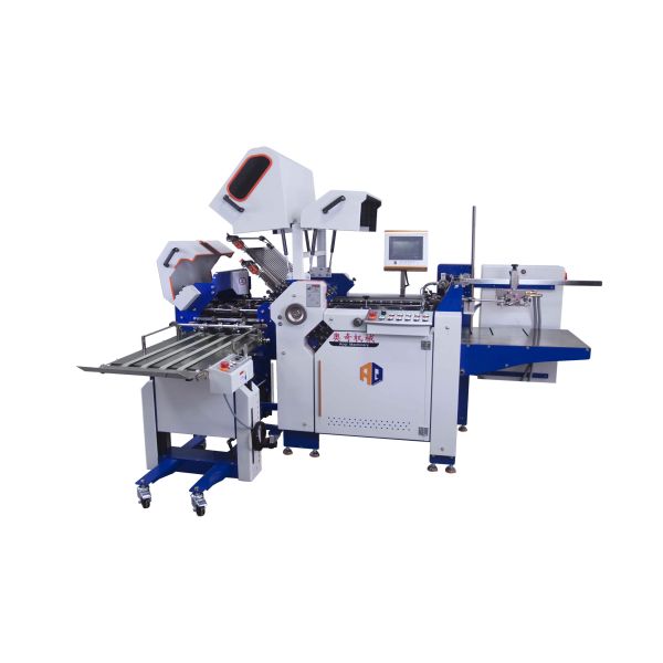 Full Automatic Commercial Paper Folding Machine For Folded Leaflet Tri Fold Paper Folder