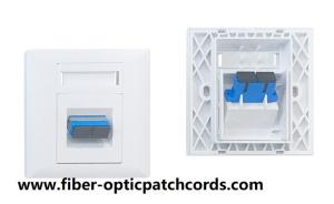 Best FTTH wall mount box fiber faceplate for SC duplex adapter wholesale