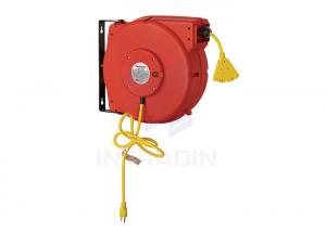 China Heavy Duty Industrial electrical Cable Reel With 60 Inch Lead - In Cord , Electric Cord Reel on sale