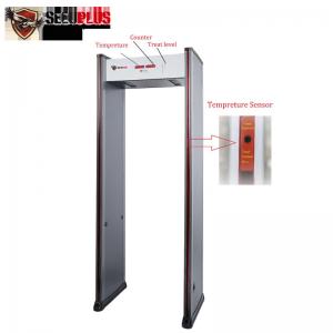 Best Easy Installation Walk Through Metal Detector Infrared Body Temperature Detection System wholesale