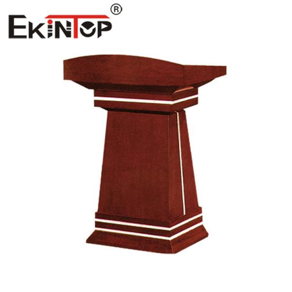 Cheap Host Desk Lecture Desk Welcome Desk Chinese Reception Desk for sale