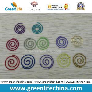 Best Colorful Round Spiral Shape Fashionable Paper Clips Round Cord and Flat Cord Both Available wholesale