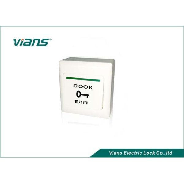 Fire Retardant Material Door Exit Button for Security Access Control System