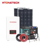 Htonetech Hybrid Solar Wind Power Generation System 200ah IP65